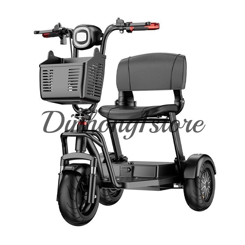 Folding Electric Scooter - 48V 15Ah Lithium Battery Electric Tricycle