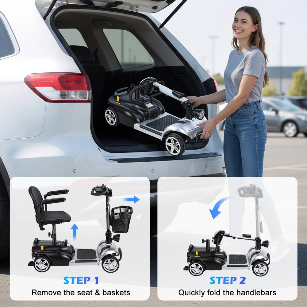 Mobility Scooter with LED Ligh - огляд і ціна Electric Scooter Adults