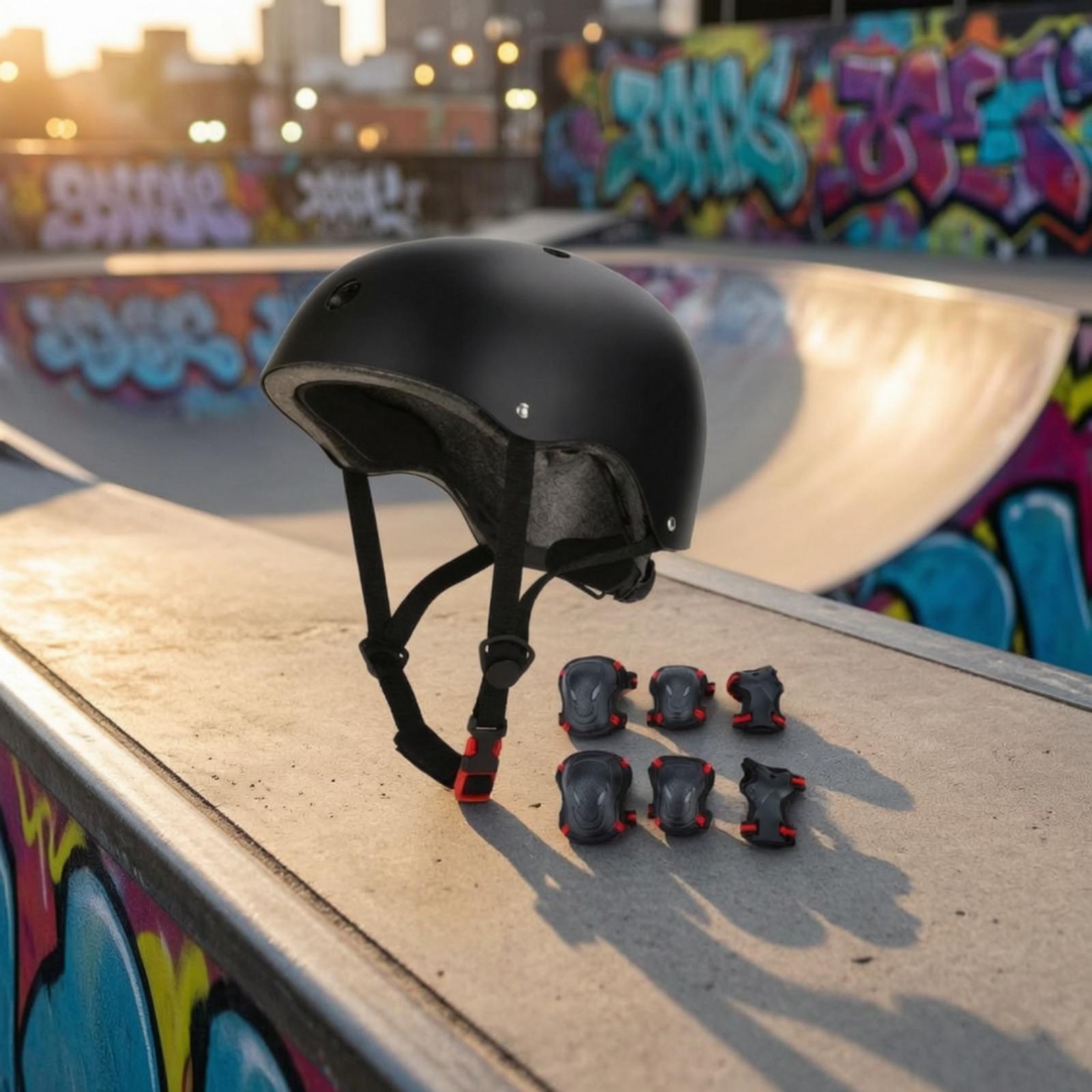 ABS Hard Shell Skate Helmet wi - огляд і ціна Scooter Helmet Set
