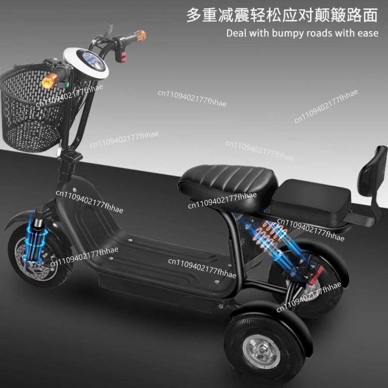 Electric Tricycle Small Mini F - огляд і ціна Folding Electric Scooter