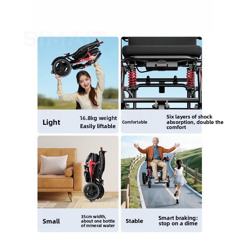New Electric Wheelchair, Intel - огляд і ціна Folding Electric Scooter