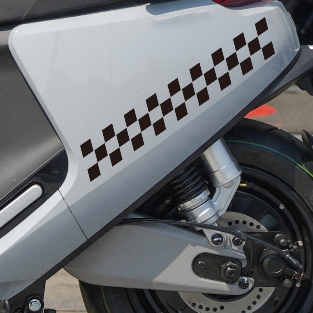 2pcs Checkered Flag Motorcycle - огляд і ціна Scooter Helmet Set